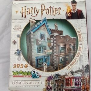 3D Harry Potter Diagon Alley Puzzle - Blue and Gray